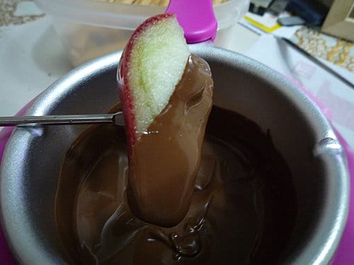 [自制美食 ] 2009 . 01 . 04 自製巧克力鍋