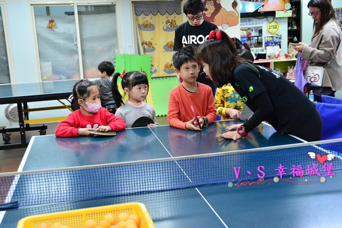 【幼兒才藝】乒乓島兒童桌球教學教室 以遊戲方式帶領小孩愛
