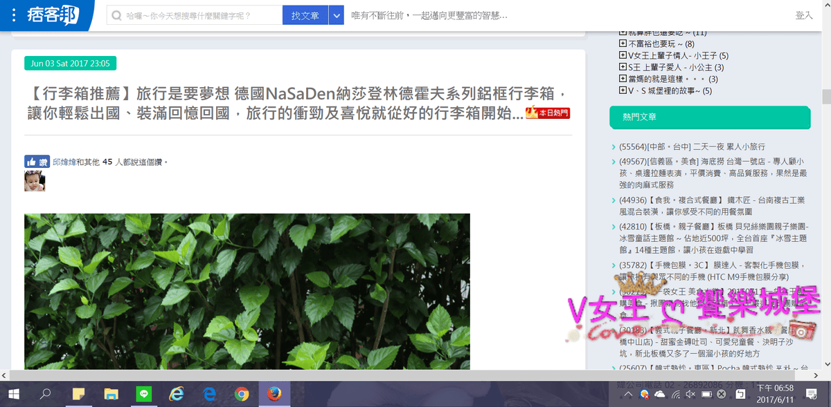 2017 . 06 . 11 行李箱熱門