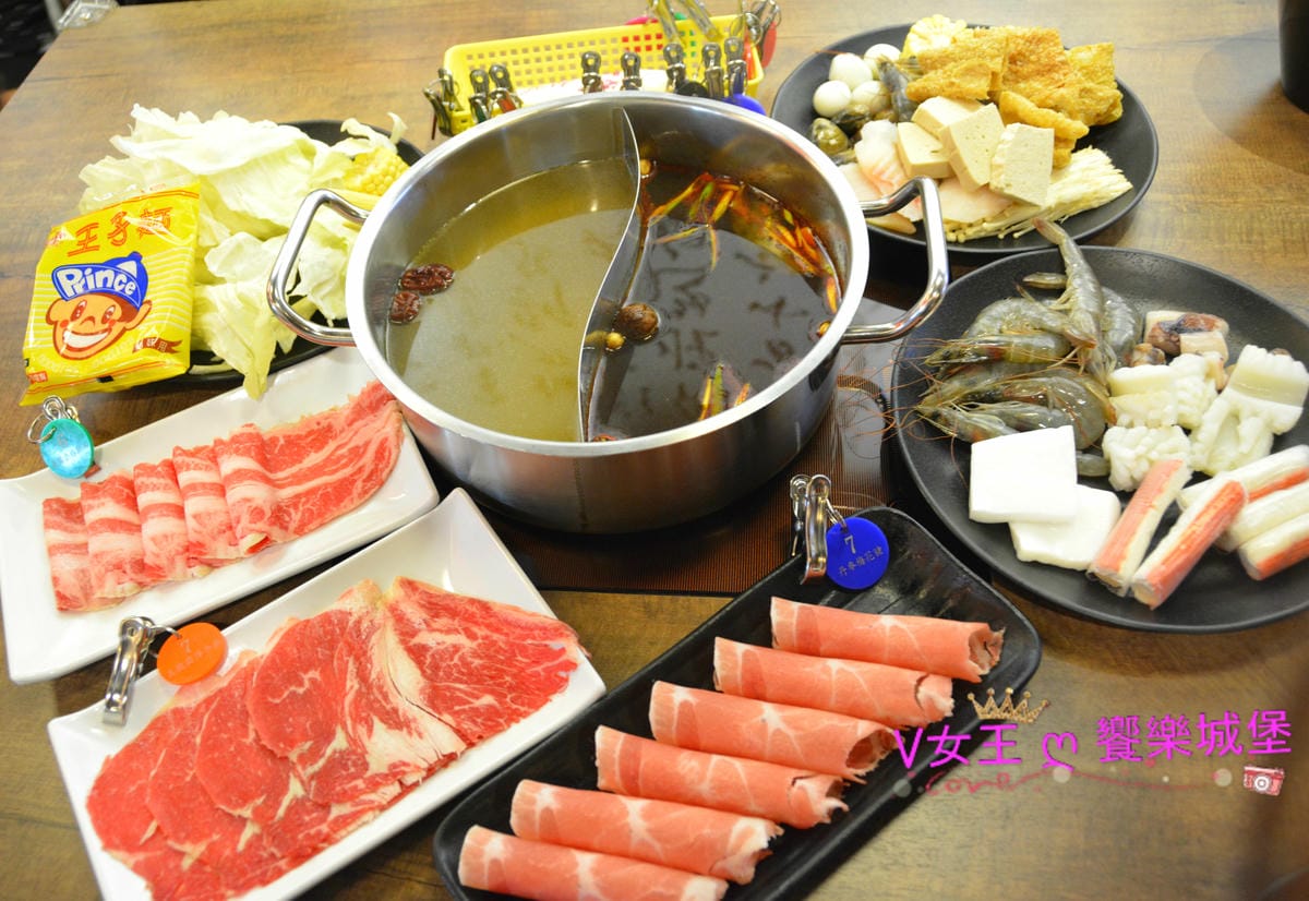 【食。永和】古城頂級海鮮鴛鴦火鍋 樂華夜市旁,吃到飽鴛鴦