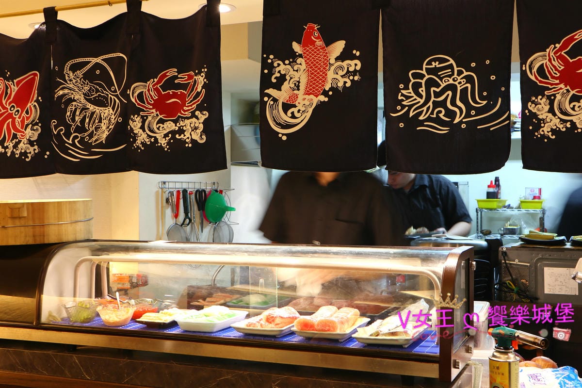 【食。板橋】原月日式頂級帝王蟹燒烤吃到飽 帝王蟹、生魚片