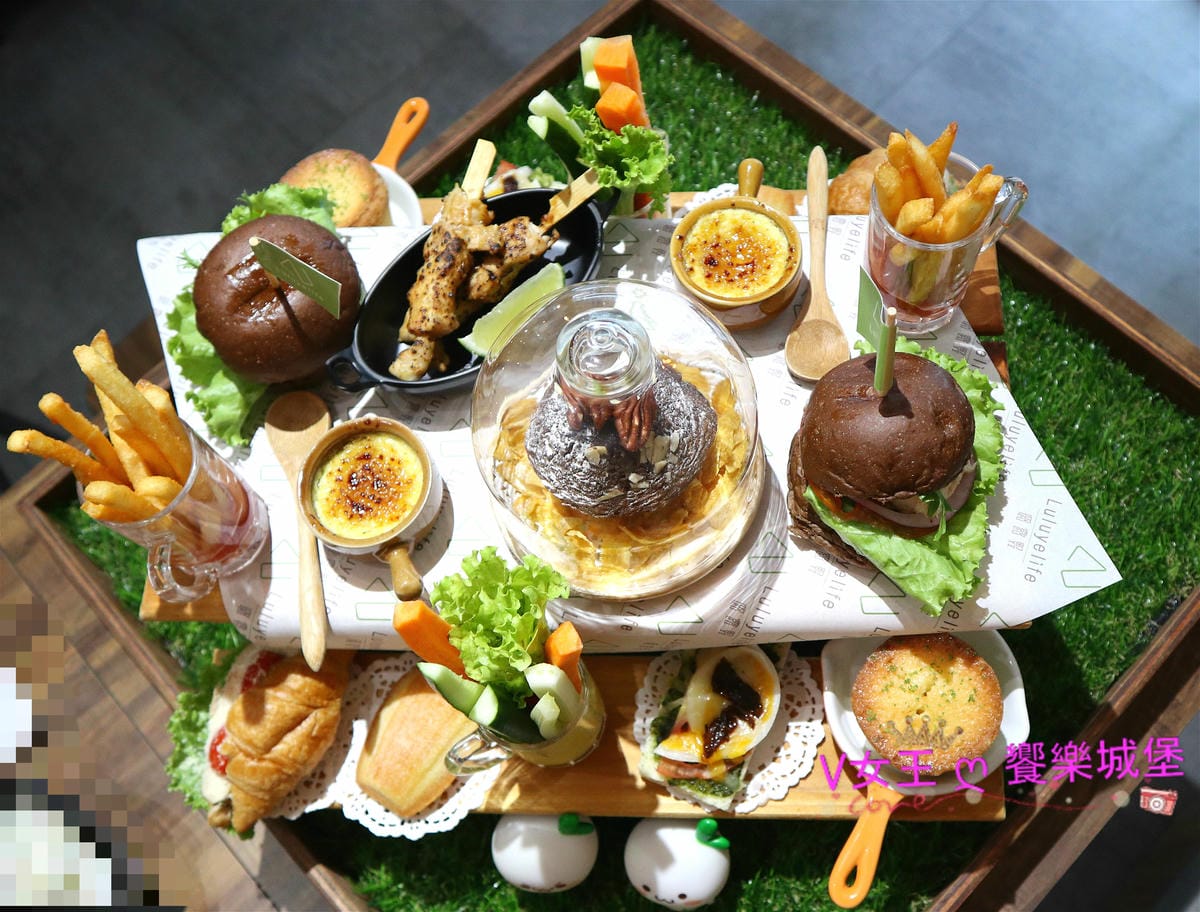【台北信義安和美食】璐露野生活 LULUYELIFE CAFÉ 野餐餐廳 誰說不能在室內野餐,華麗的雙人派對野餐桌,跟姊妹享受不被風吹日曬的野餐日