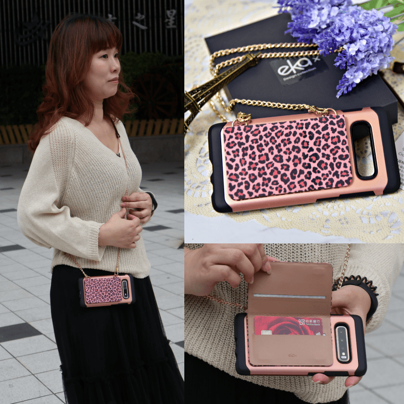 【好物分享】ekax A咖達人 手機隨行時尚鏈包 讓手機也是穿搭的一部分,時尚鏈包讓我不用擔心手機飛出去,還可以當手機錢包,讓你輕鬆時尚出門。。 - 第16張圖 collage